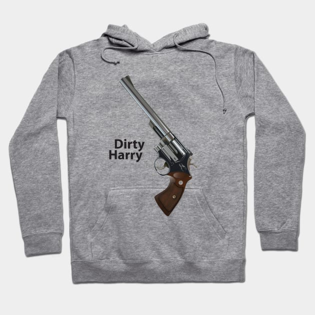 Dirty Harry - Alternative Movie Poster Hoodie by MoviePosterBoy